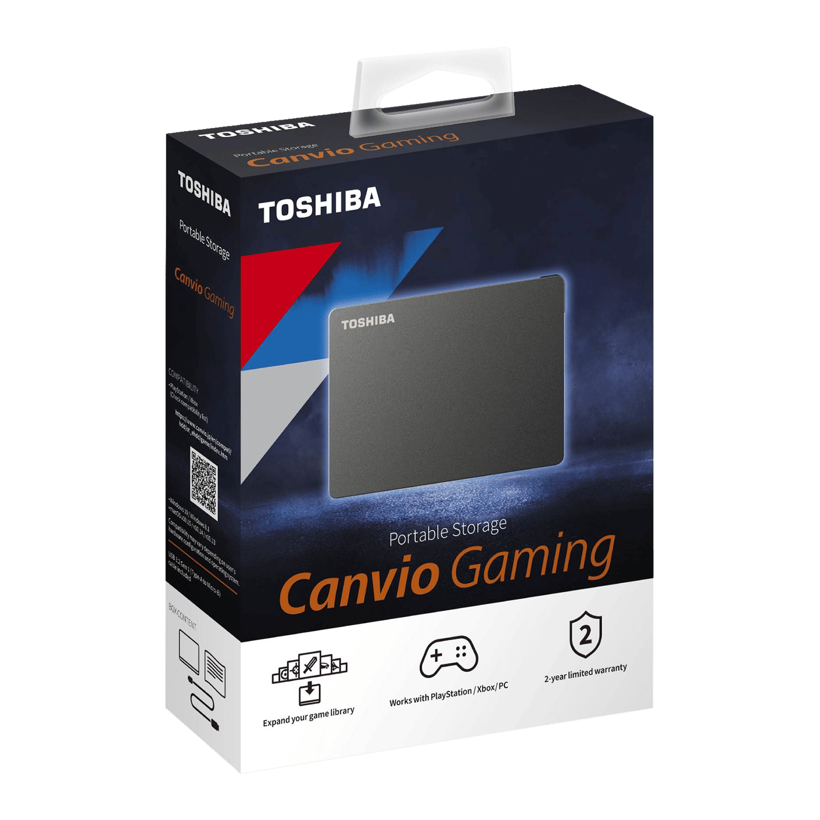 Buy TOSHIBA Canvio Gaming 2TB USB 3.0/USB 2.0 Hard Disk Drive